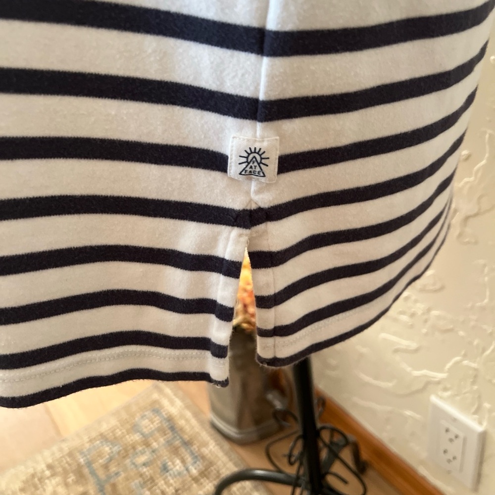 Fat Face Blue and White Striped Tunic Top - Picture 6 of 12